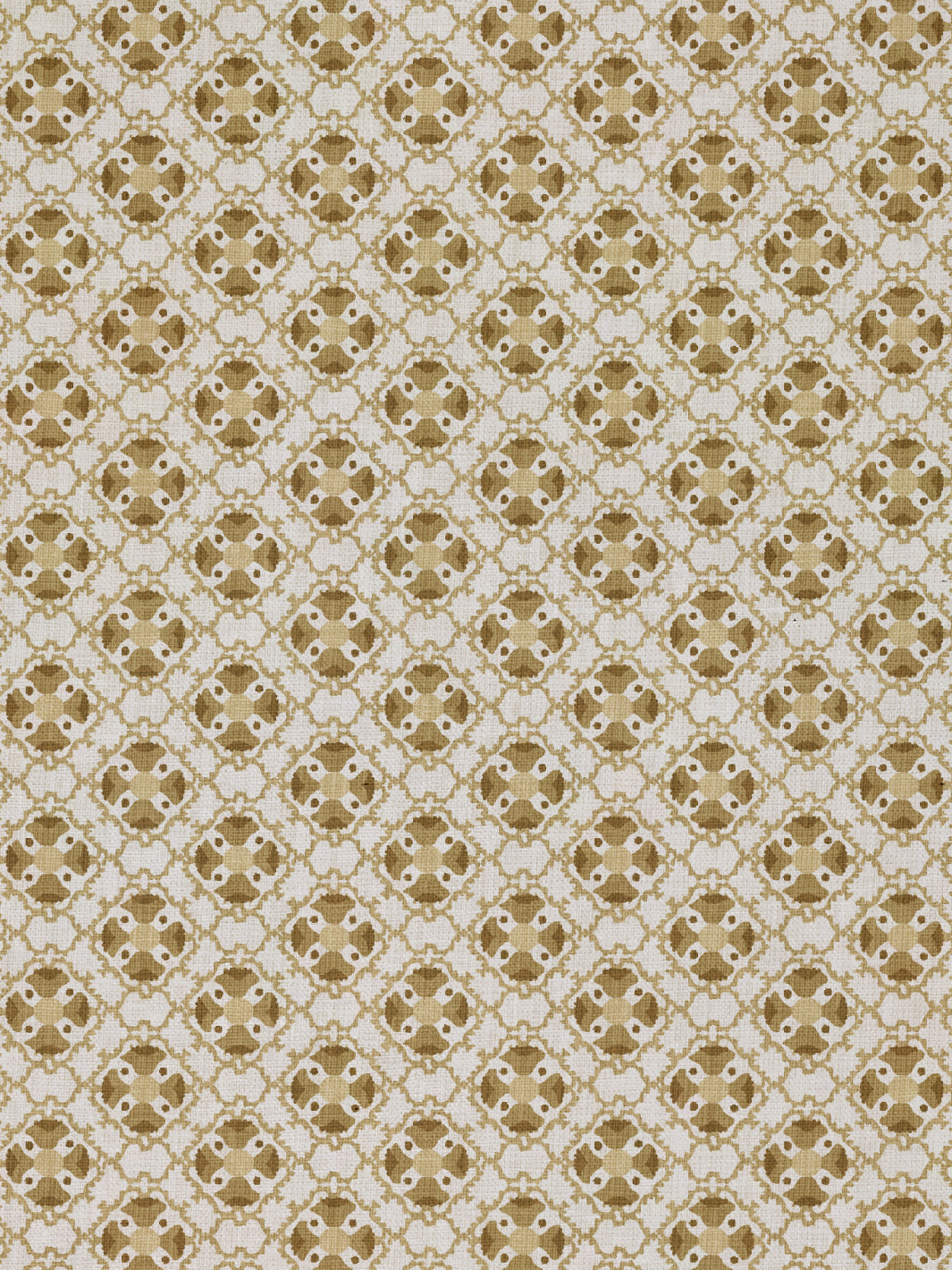 medallion allover linen fabric by nathan turner gold