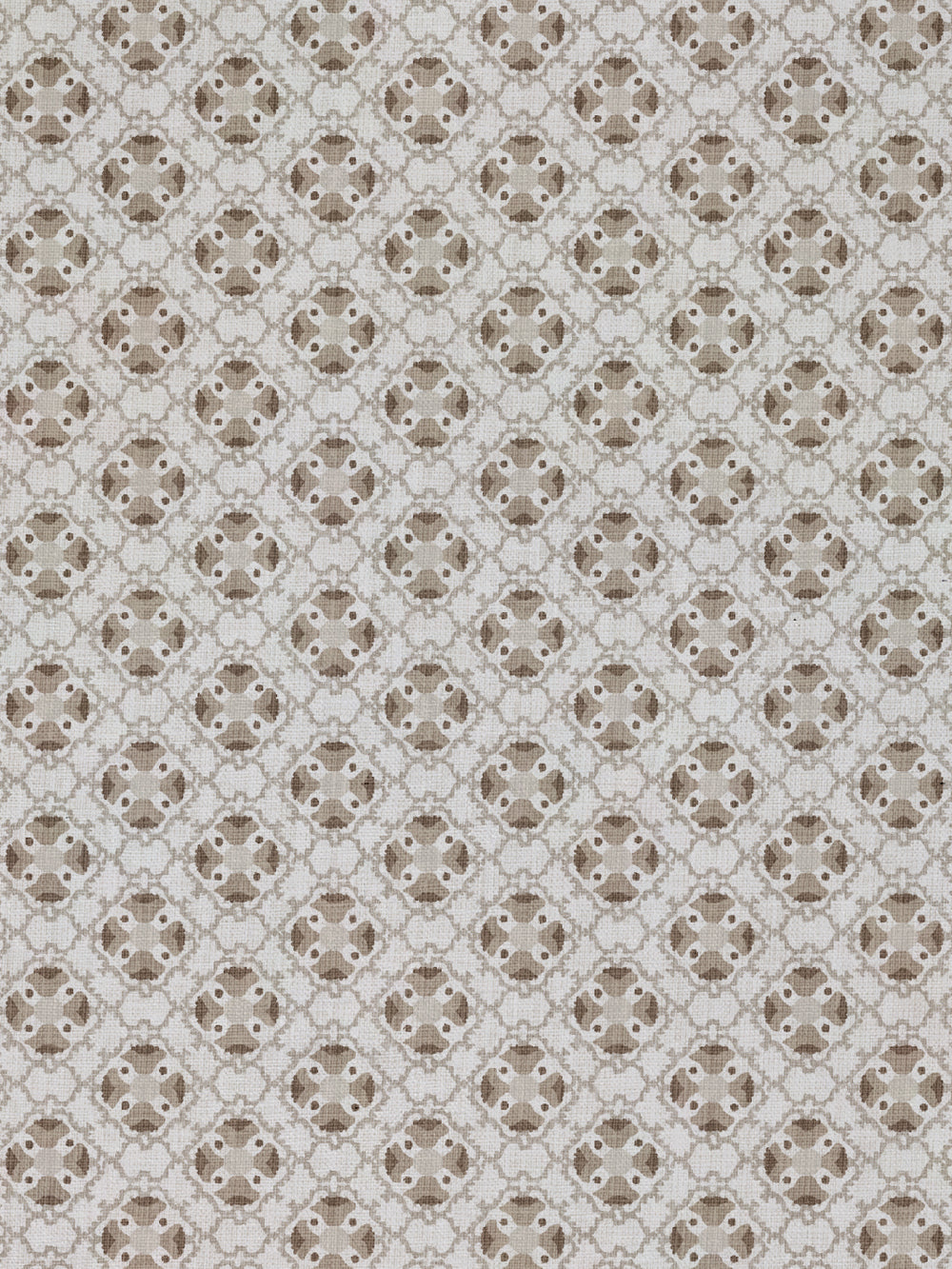 medallion allover linen fabric by nathan turner neutral