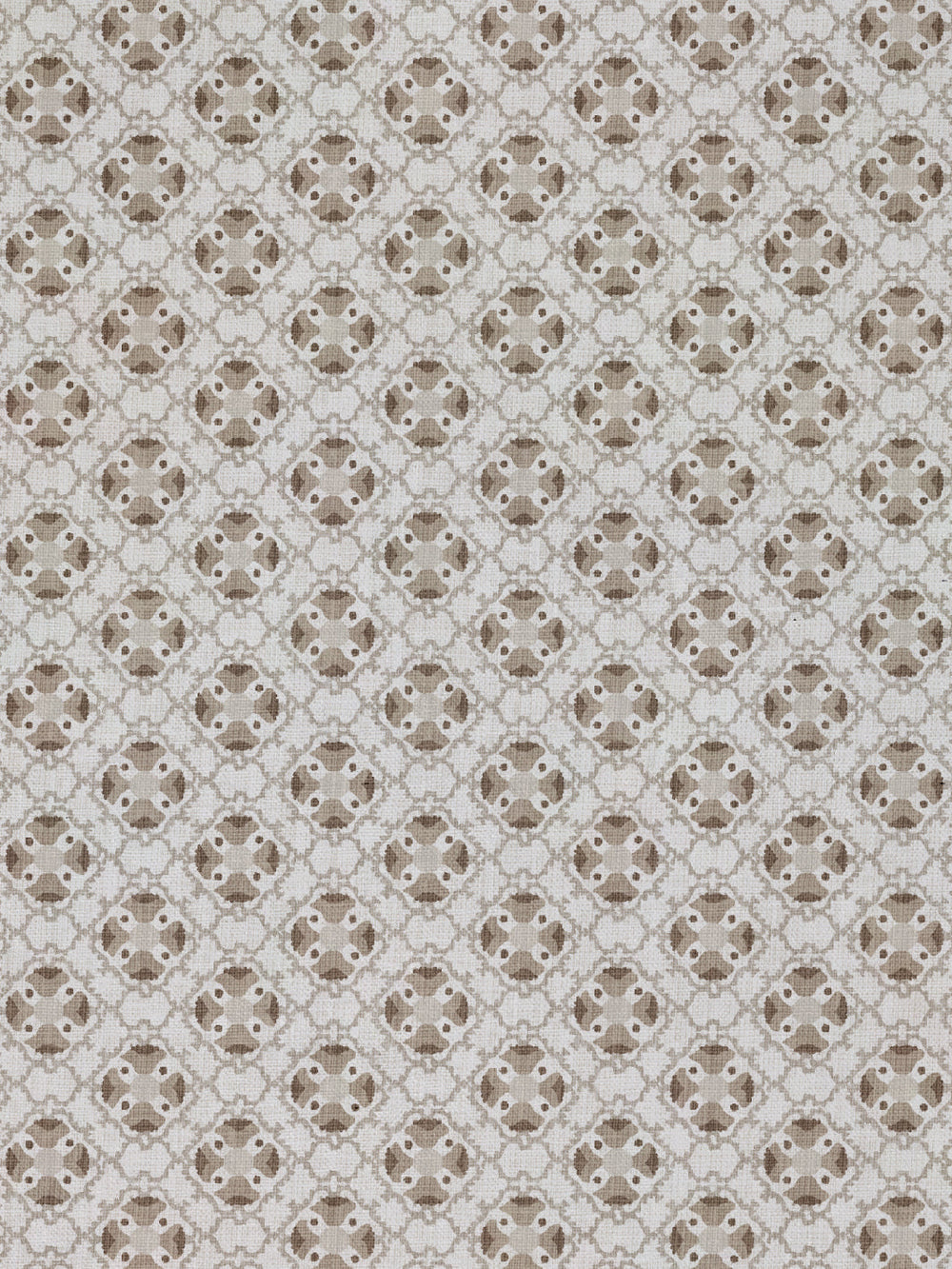 medallion allover linen fabric by nathan turner neutral