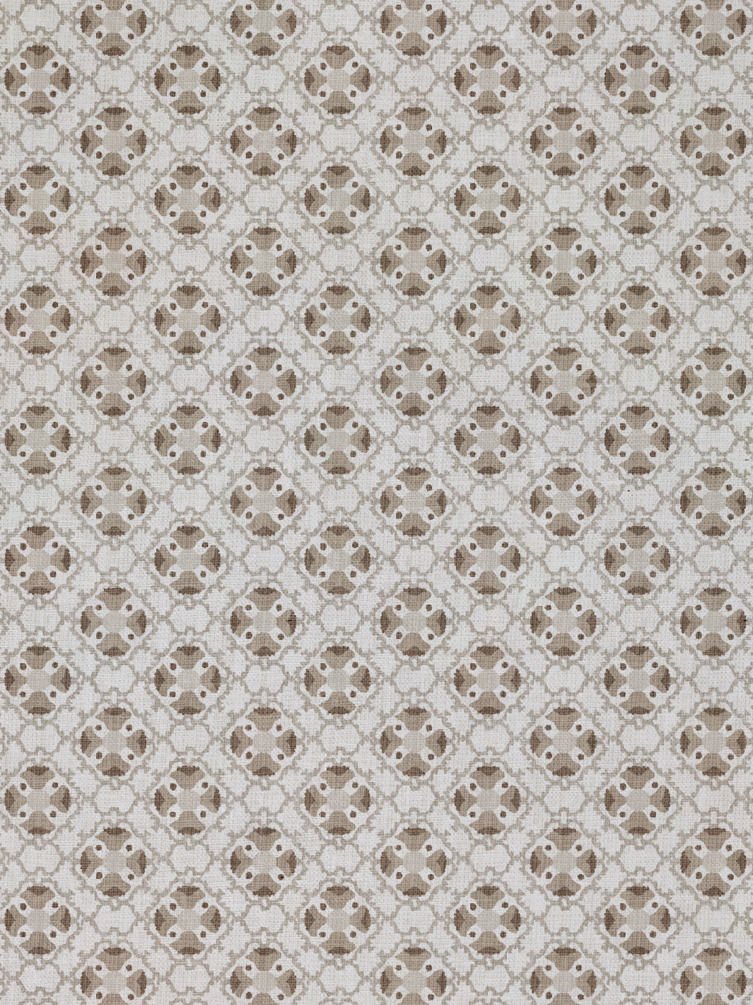 medallion allover linen fabric by nathan turner neutral
