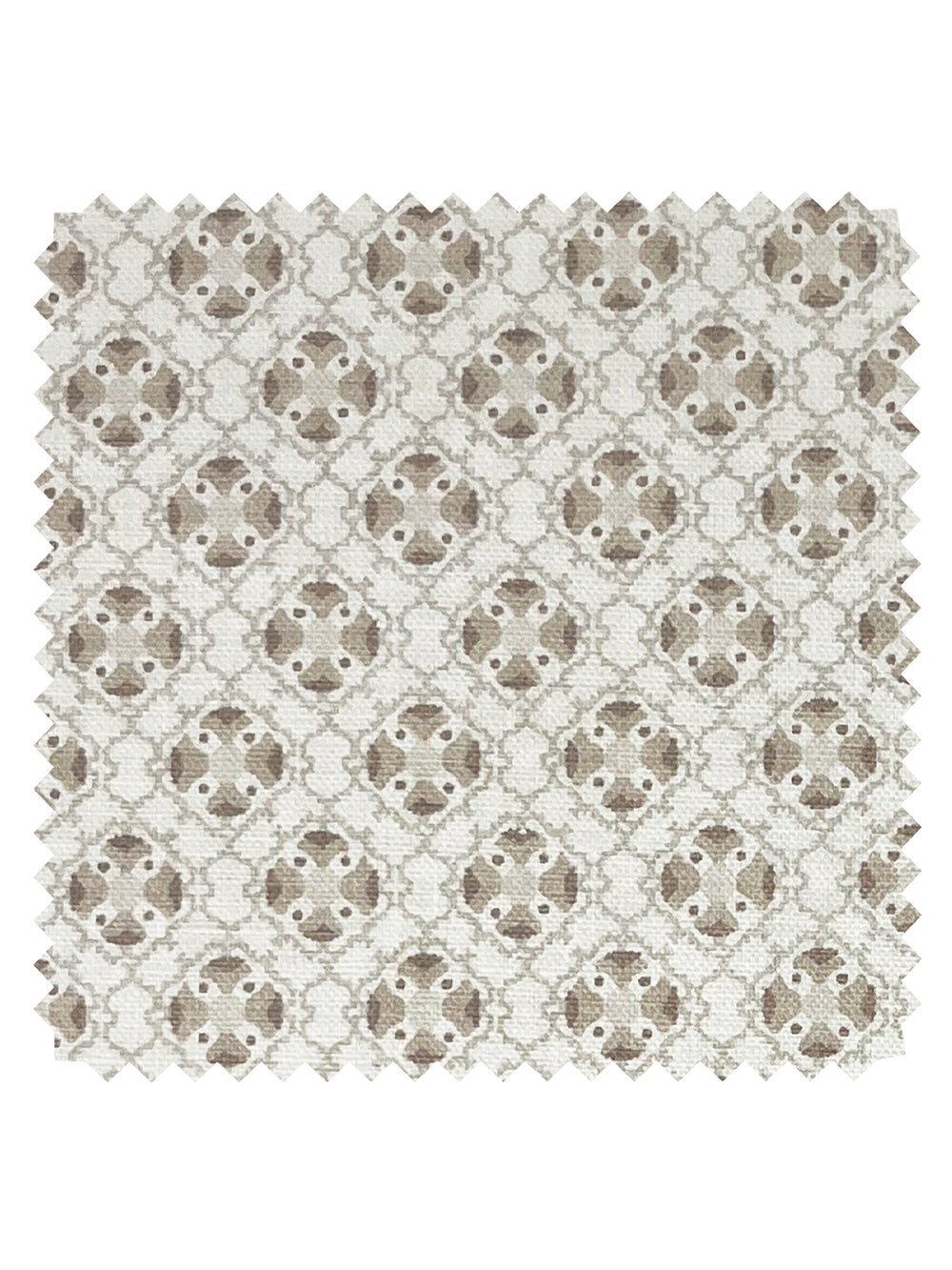 medallion allover linen fabric by nathan turner neutral