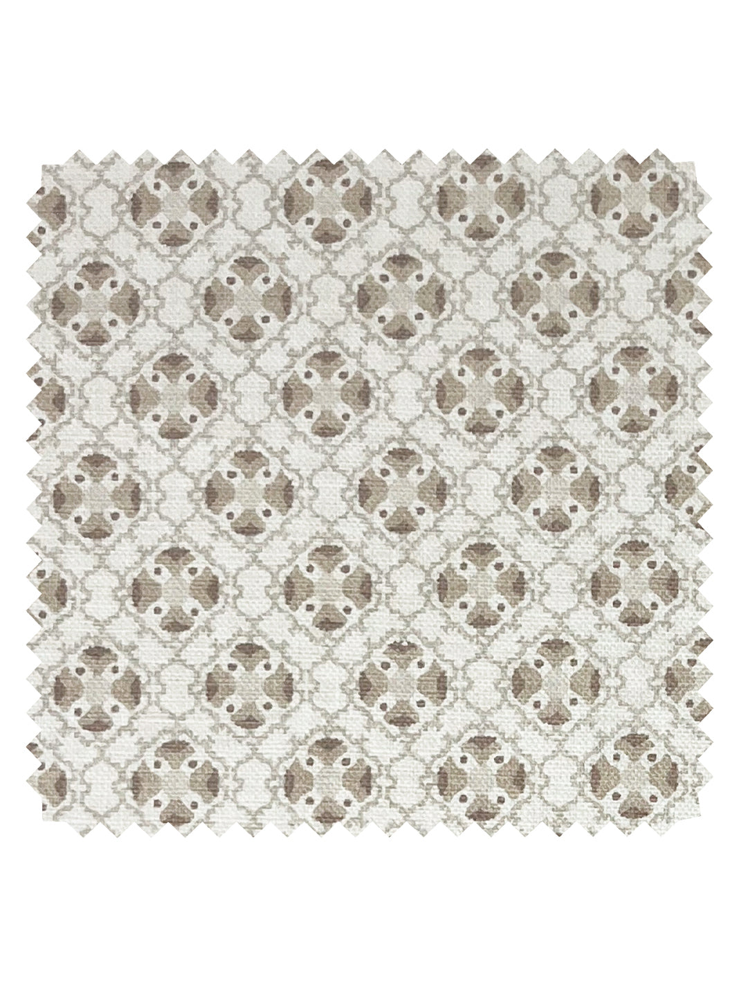 medallion allover linen fabric by nathan turner neutral