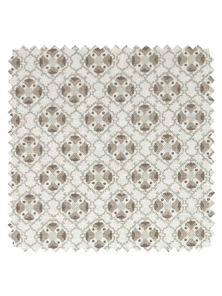 medallion allover linen fabric by nathan turner neutral