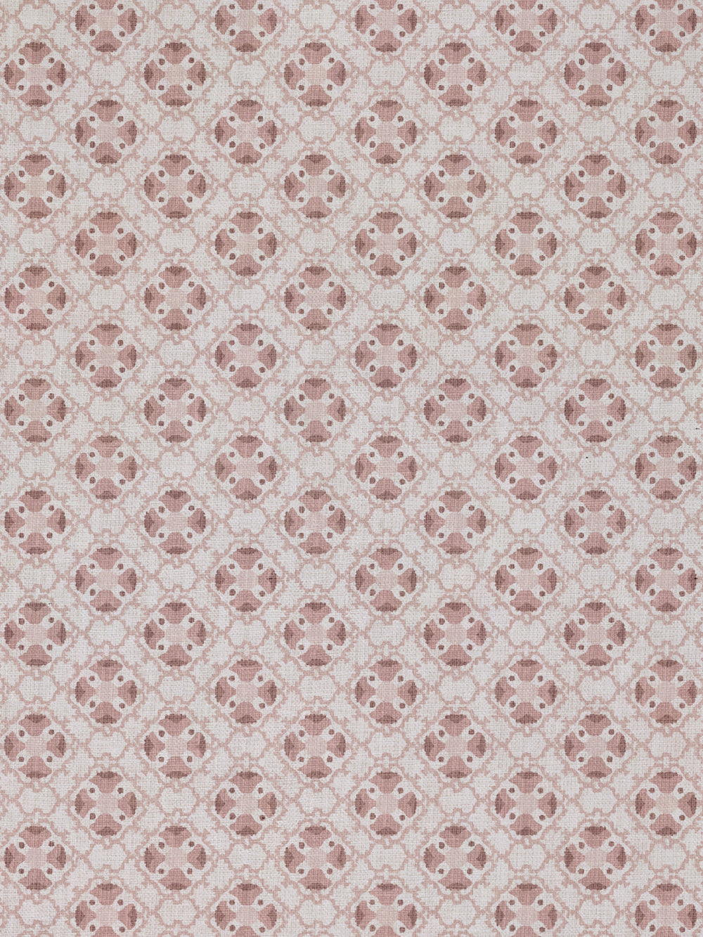 medallion allover linen fabric by nathan turner pink