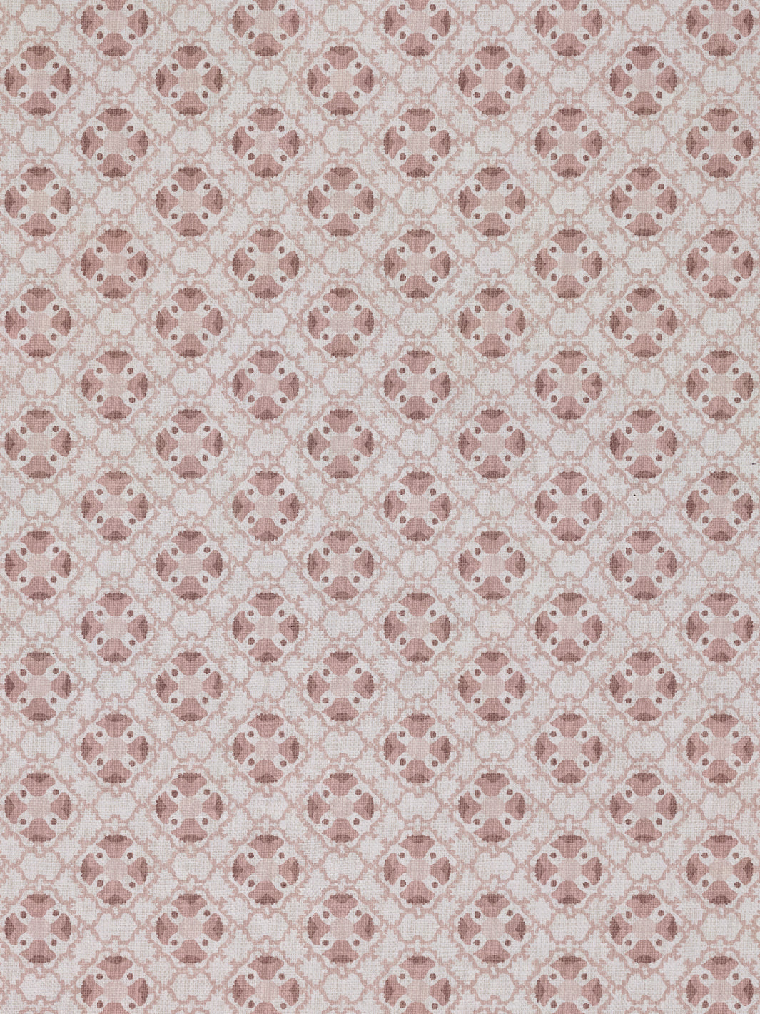 medallion allover linen fabric by nathan turner pink