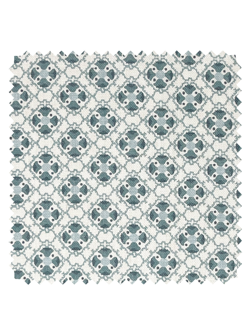 'Medallion All Over' Linen Fabric by Nathan Turner - Sage