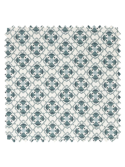 'Medallion All Over' Linen Fabric by Nathan Turner - Sage