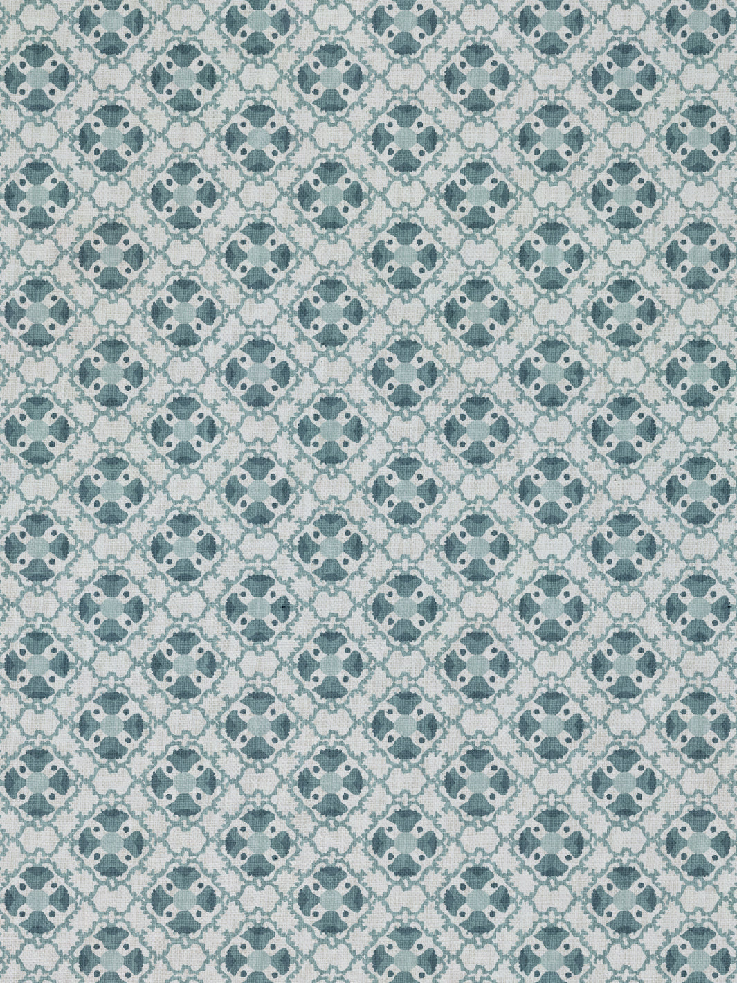 medallion allover linen fabric by nathan turner seafoam