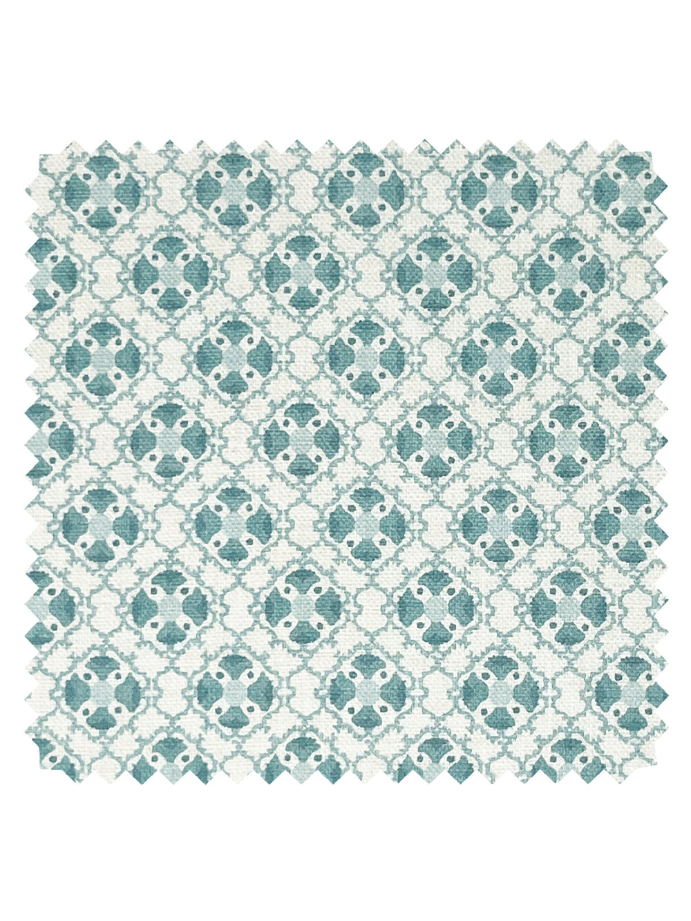medallion allover linen fabric by nathan turner seafoam