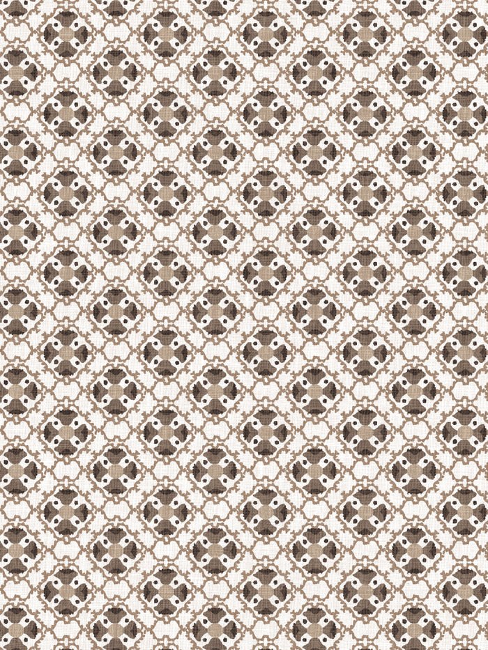 'Medallion All Over' Wallpaper by Nathan Turner - Brown