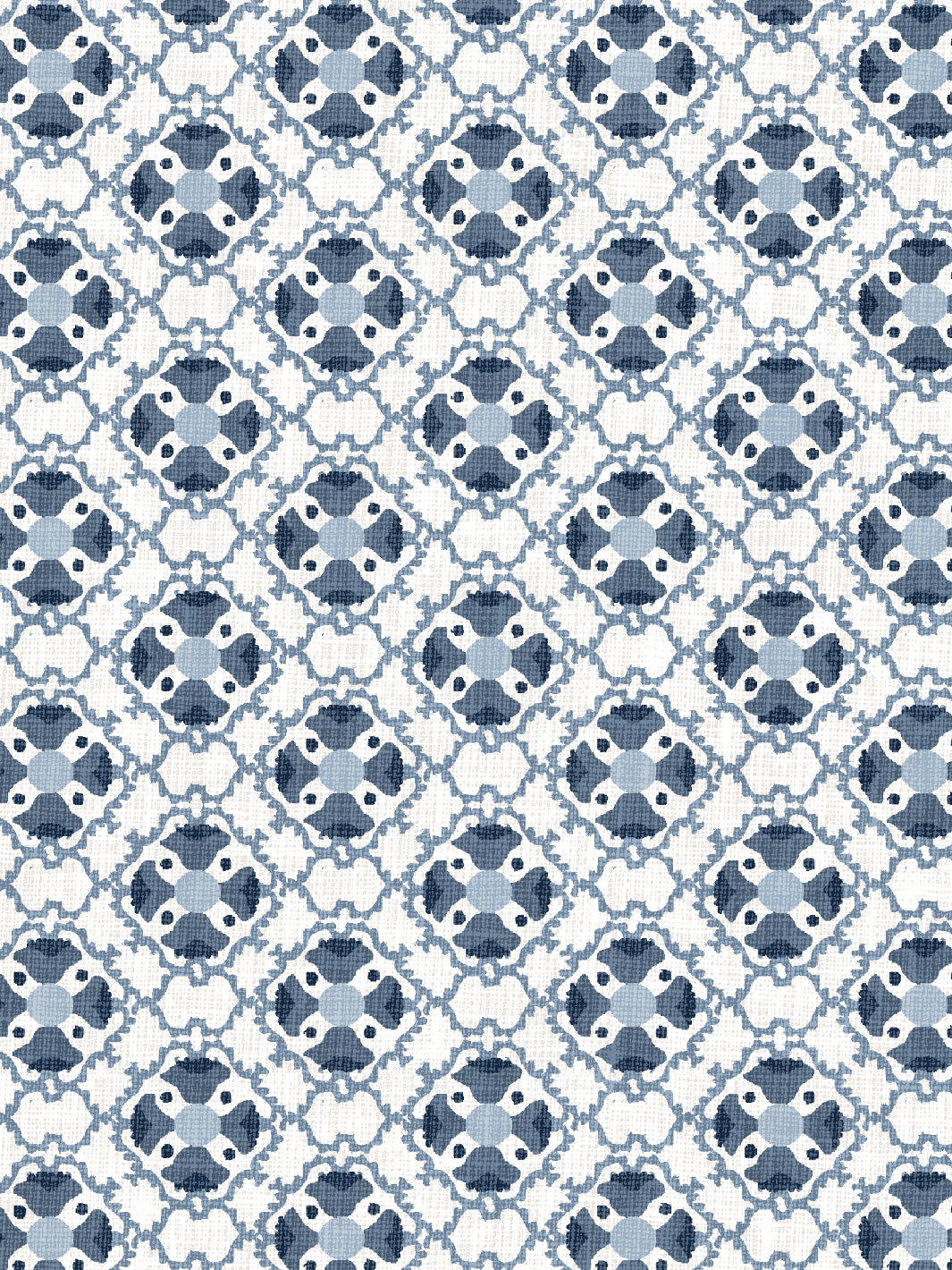 medallion all over wallpaper by nathan turner darker blue