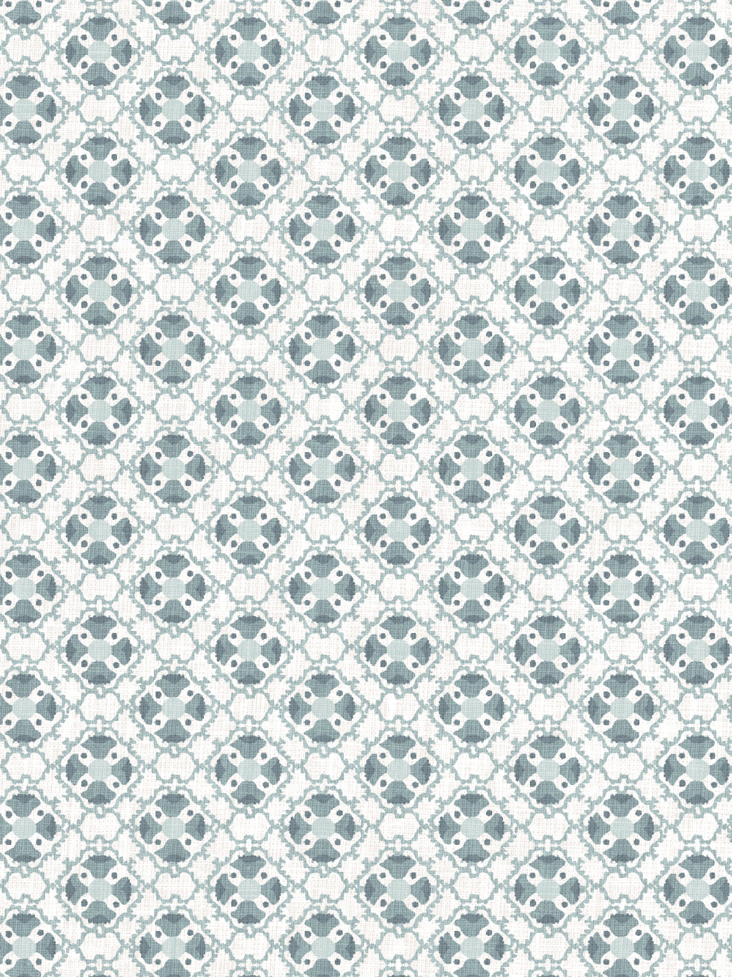 'Medallion All Over' Wallpaper by Nathan Turner - Seafoam