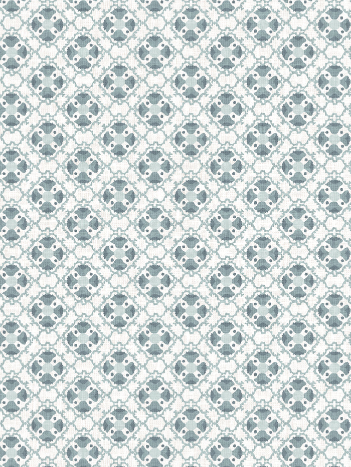 'Medallion All Over' Wallpaper by Nathan Turner - Seafoam