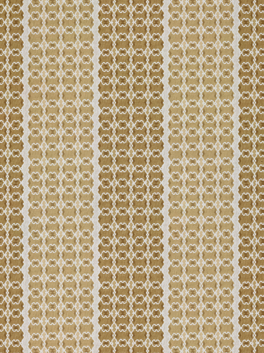 medallion stripe linen fabric by nathan turner gold