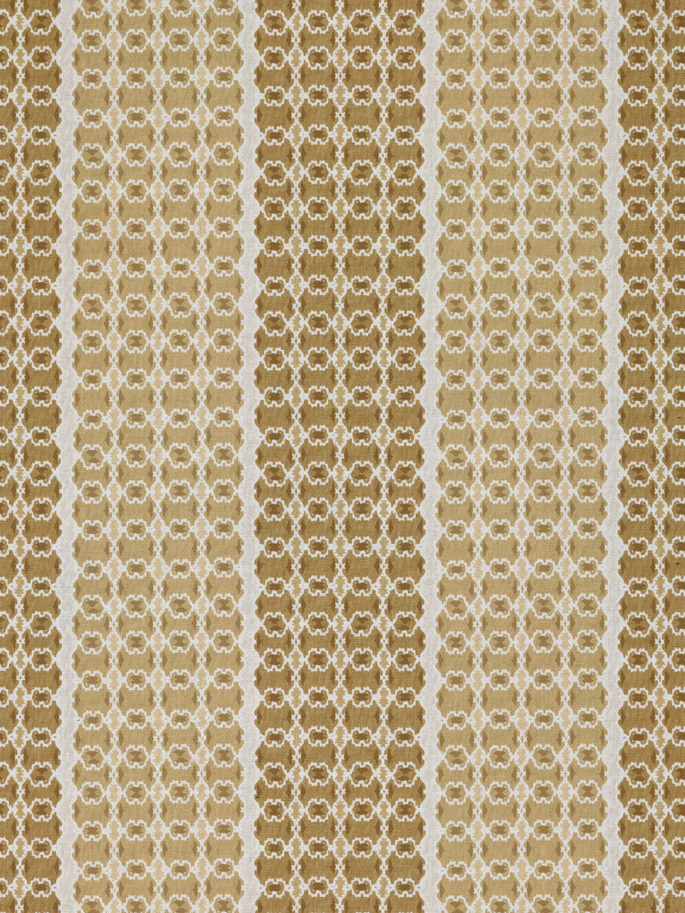 medallion stripe linen fabric by nathan turner gold
