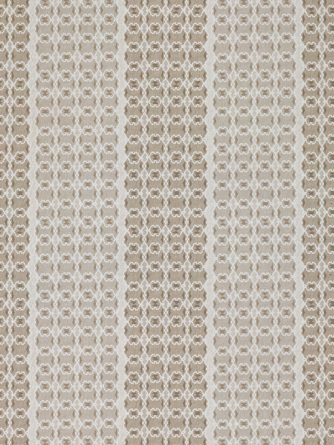 medallion stripe linen fabric by nathan turner neutral