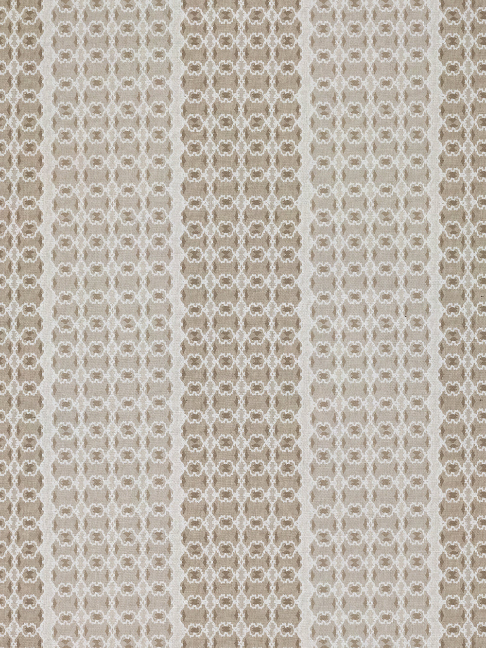 medallion stripe linen fabric by nathan turner neutral