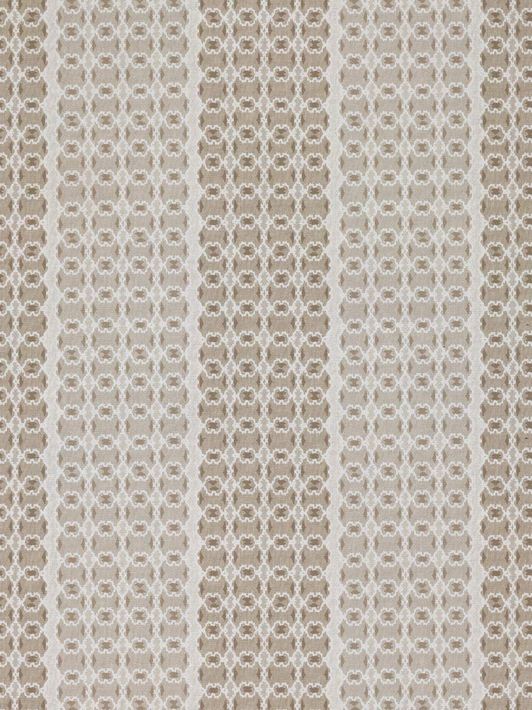 medallion stripe linen fabric by nathan turner neutral