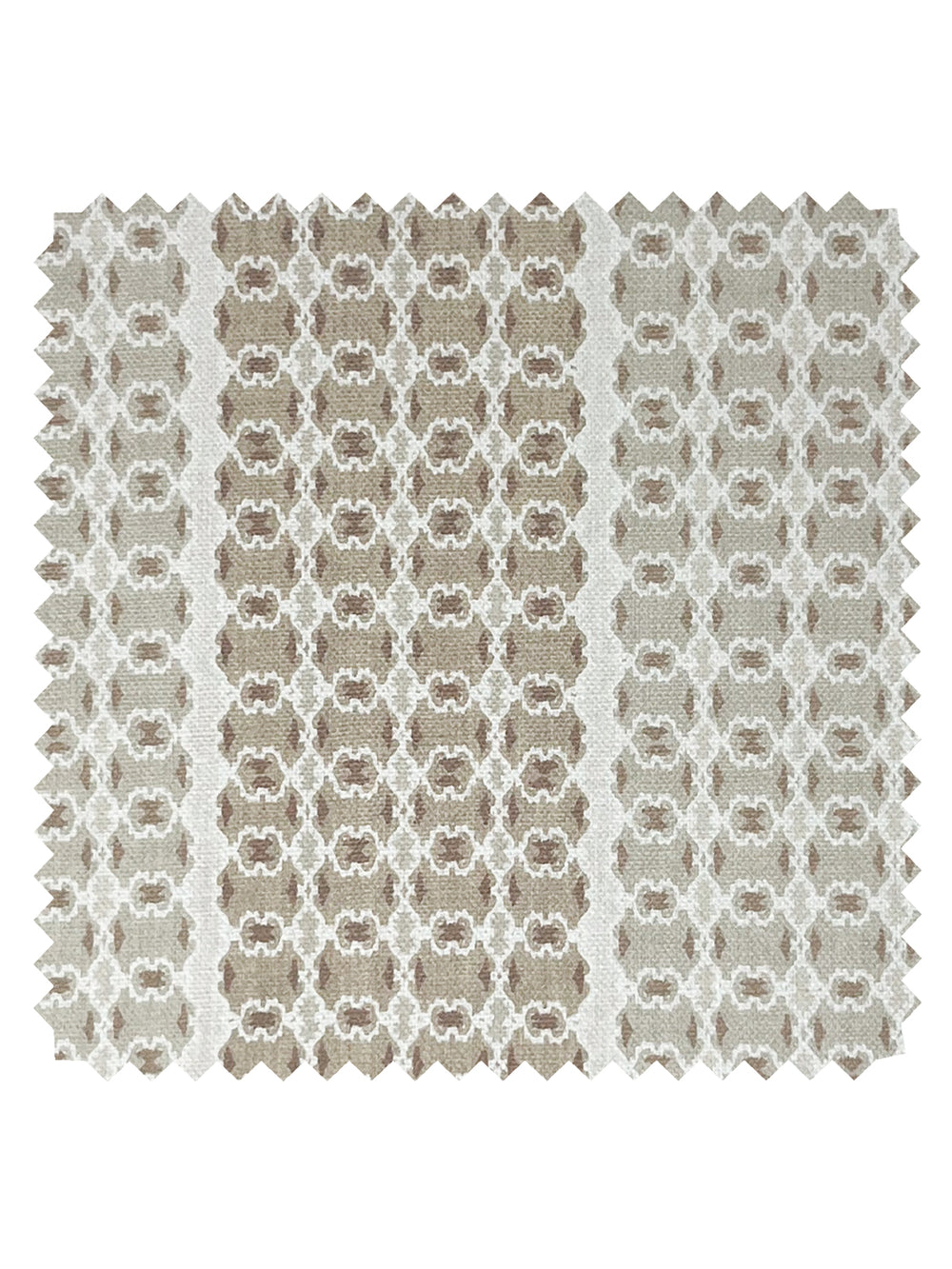medallion stripe linen fabric by nathan turner neutral