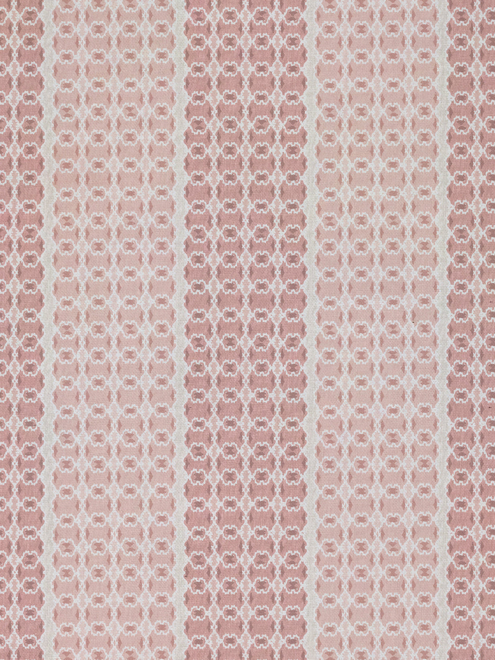 medallion stripe linen fabric by nathan turner pink