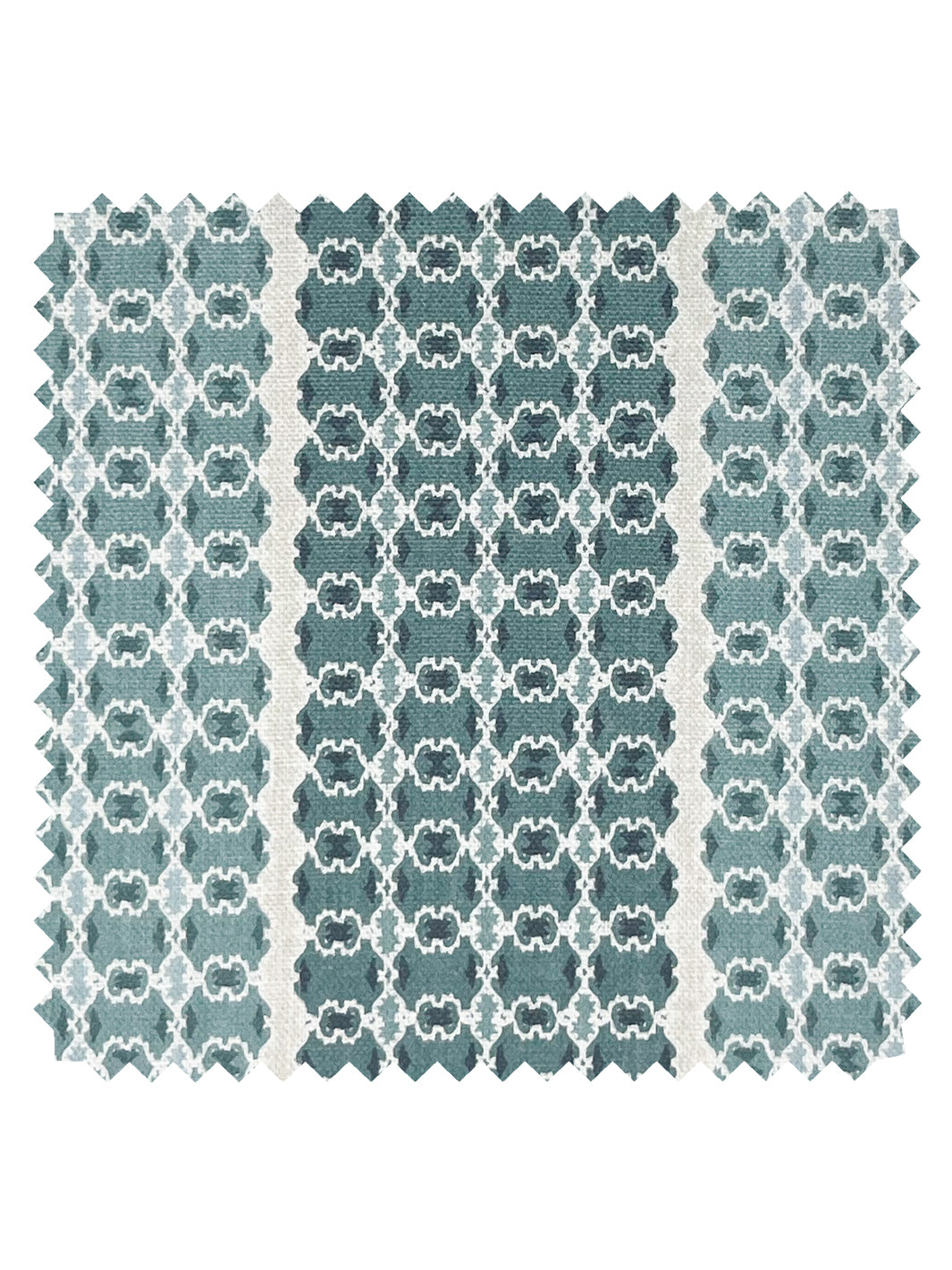 medallion stripe linen fabric by nathan turner sage