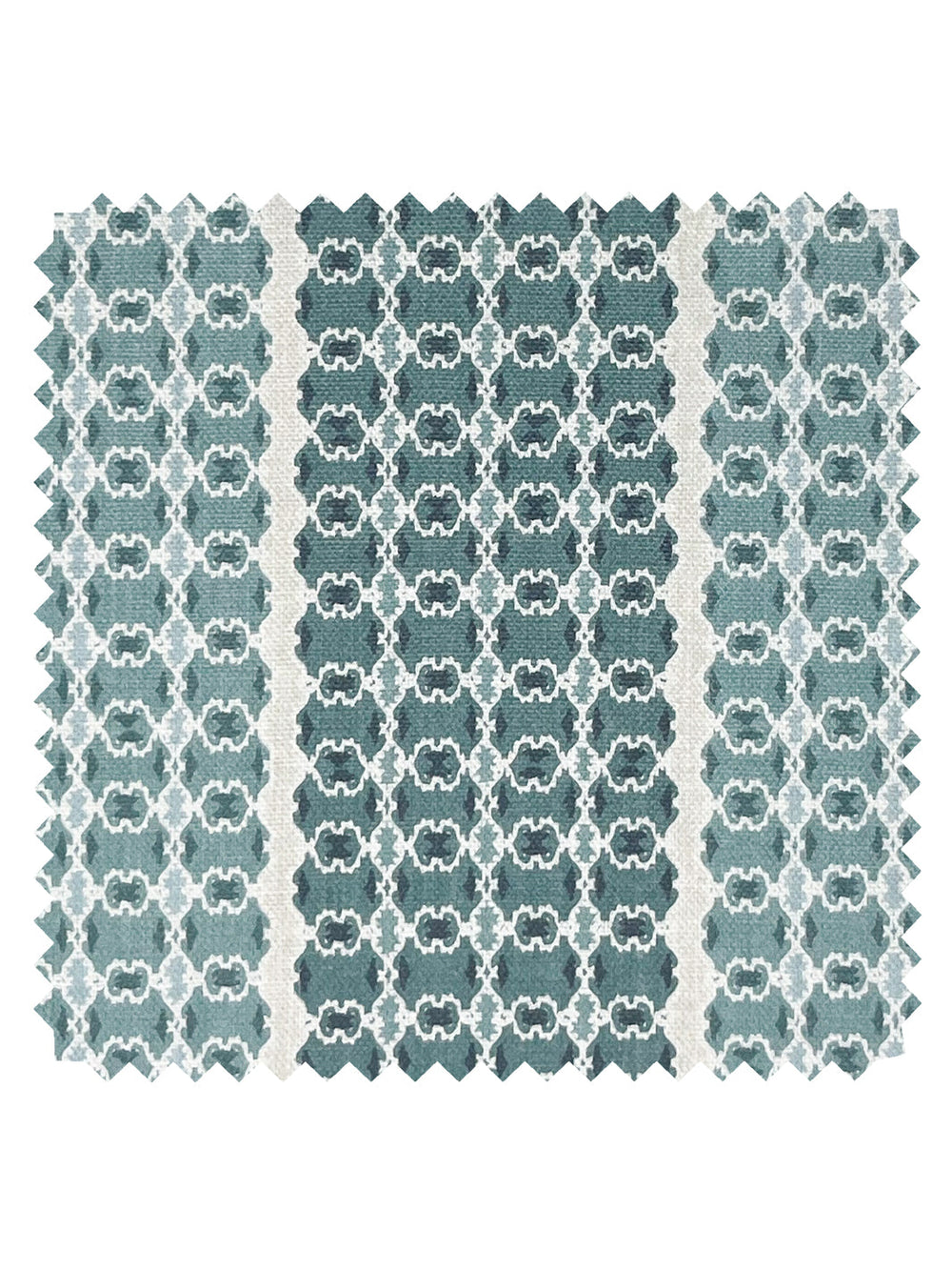 medallion stripe linen fabric by nathan turner sage