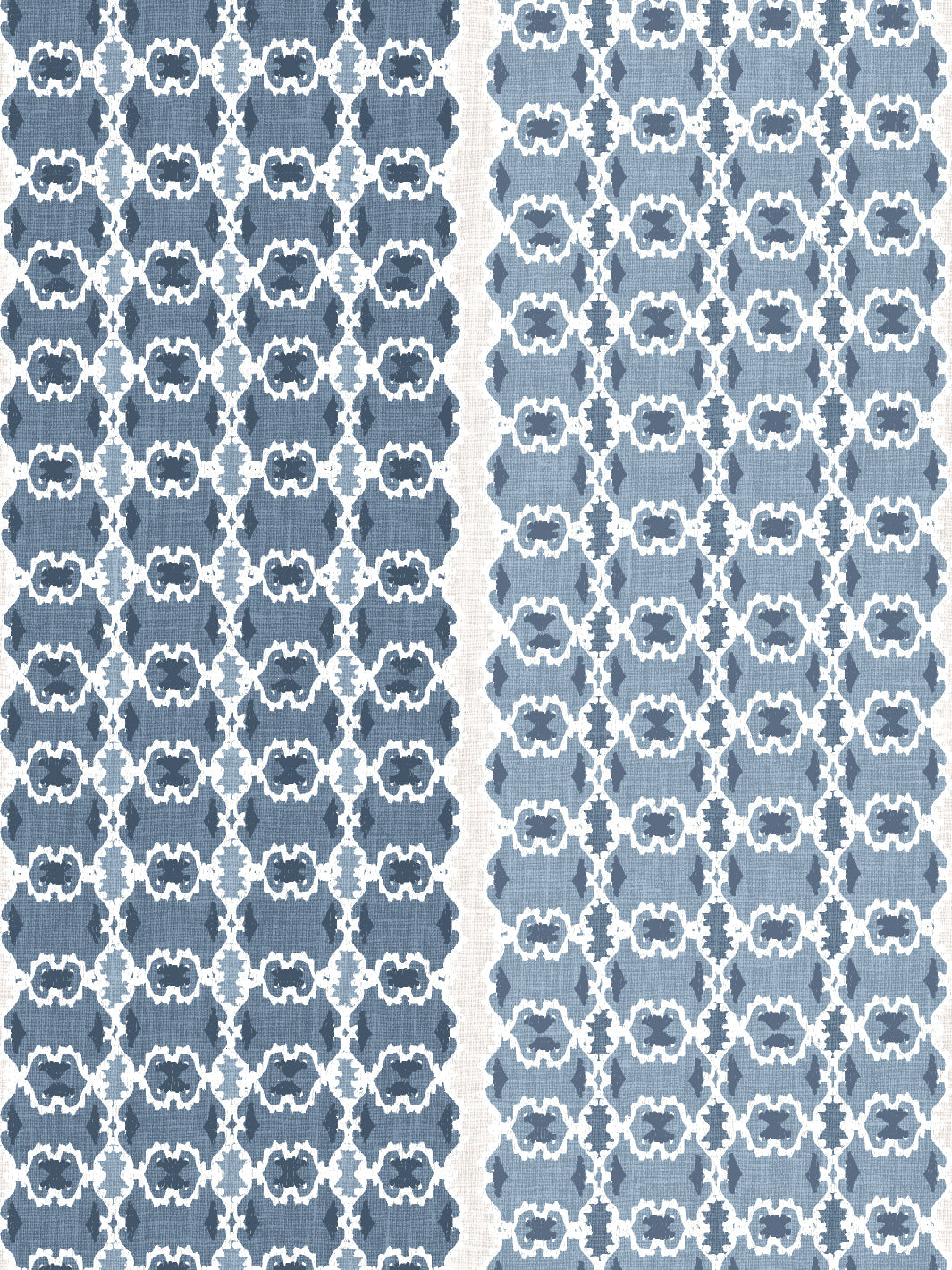 medallion stripe wallpaper by nathan turner blues