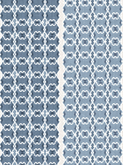 medallion stripe wallpaper by nathan turner blues