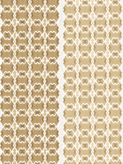 medallion stripe wallpaper by nathan turner gold