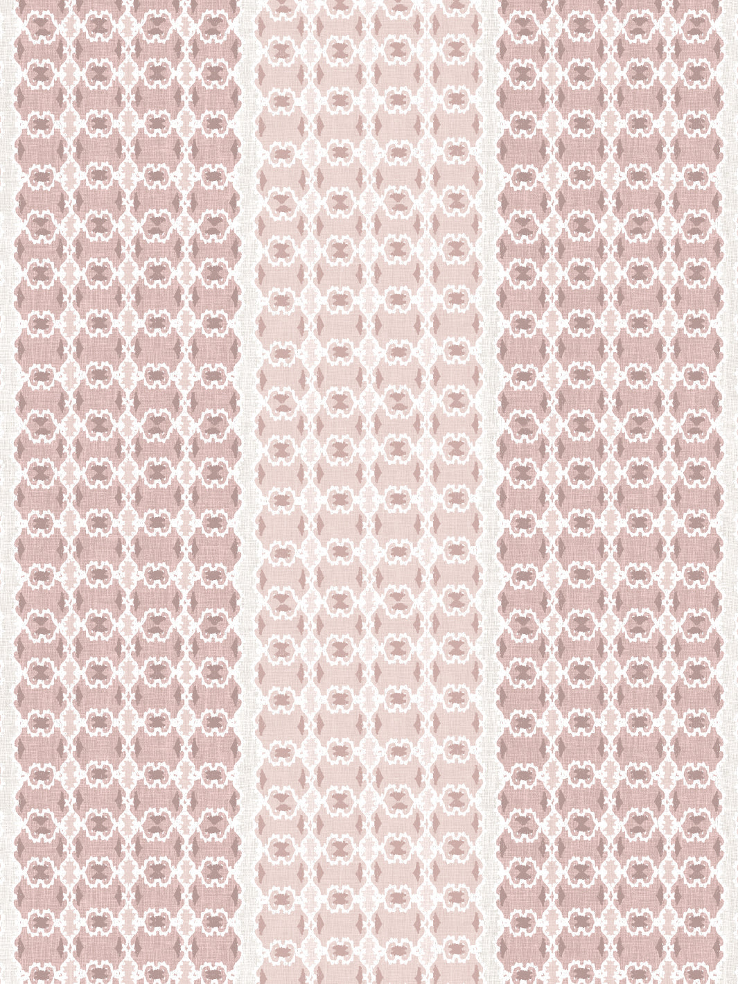 medallion stripe wallpaper by nathan turner pink