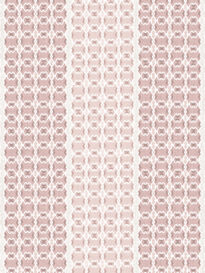 medallion stripe wallpaper by nathan turner pink