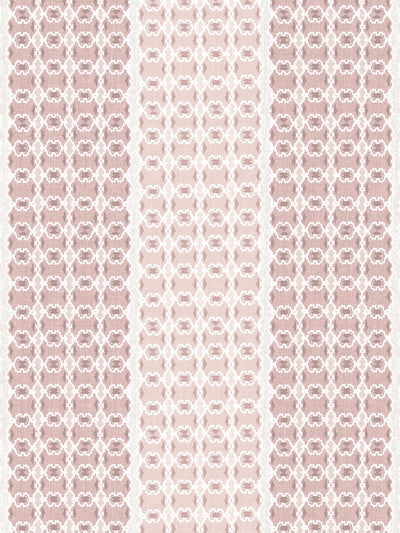 'Medallion Stripe' Wallpaper by Nathan Turner - Pink