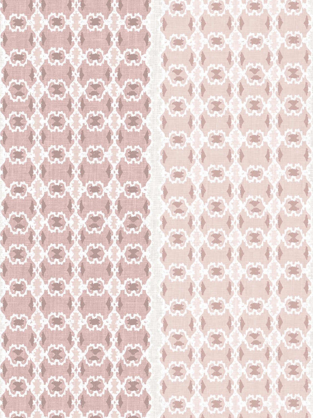 medallion stripe wallpaper by nathan turner pink