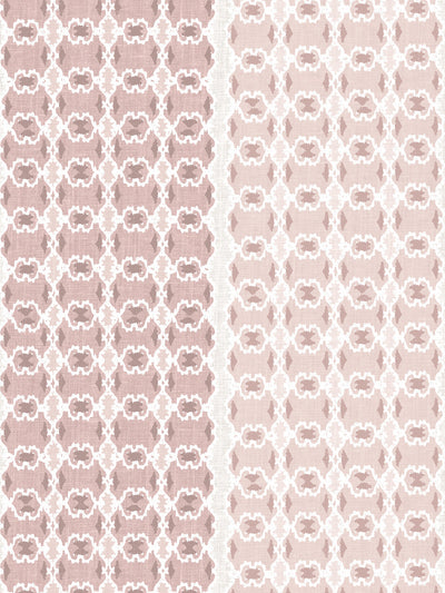 medallion stripe wallpaper by nathan turner pink