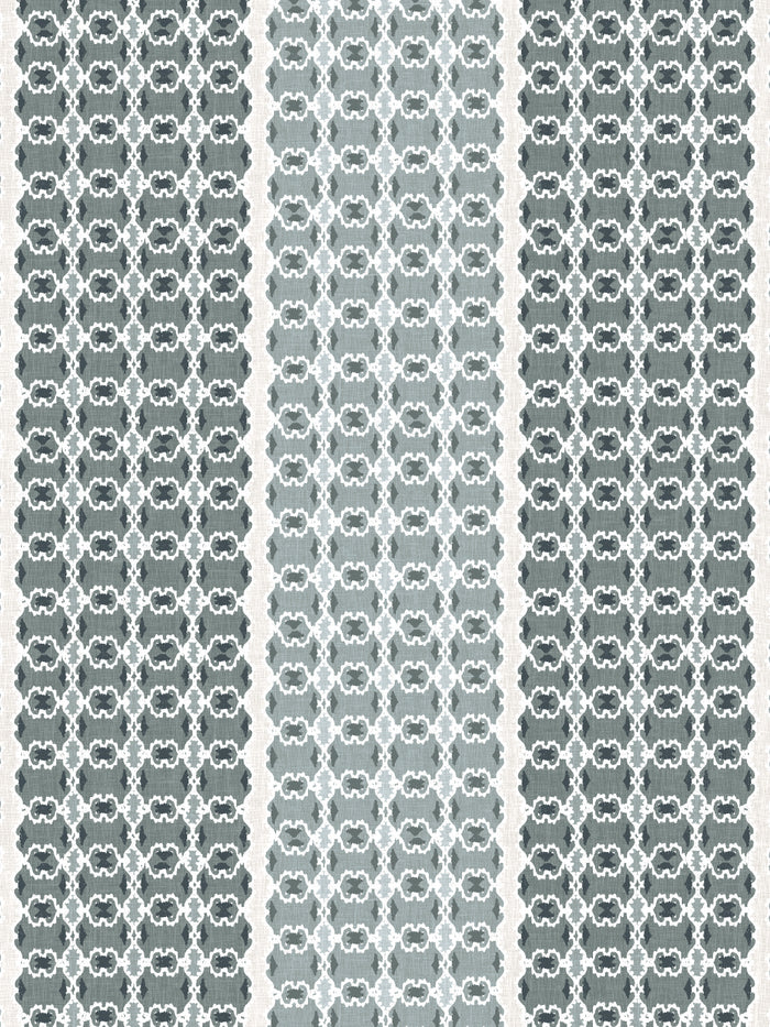 'Medallion Stripe' Wallpaper by Nathan Turner - Sage