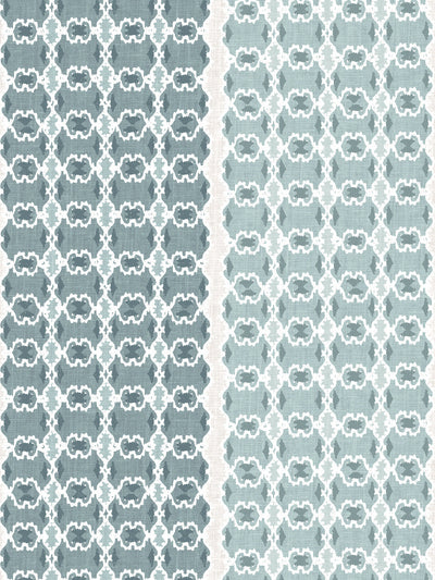 'Medallion Stripe' Wallpaper by Nathan Turner - Seafoam