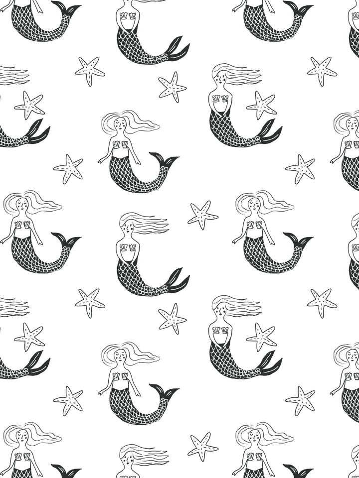mermaid-wallpaper-by-tea-collection-black
