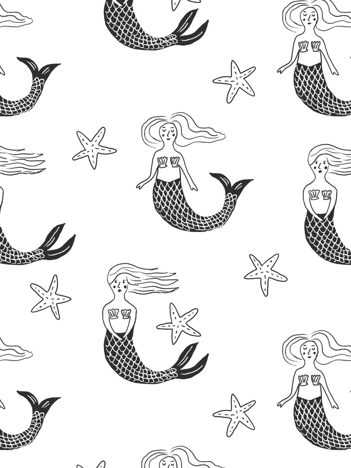 mermaid-wallpaper-by-tea-collection-black