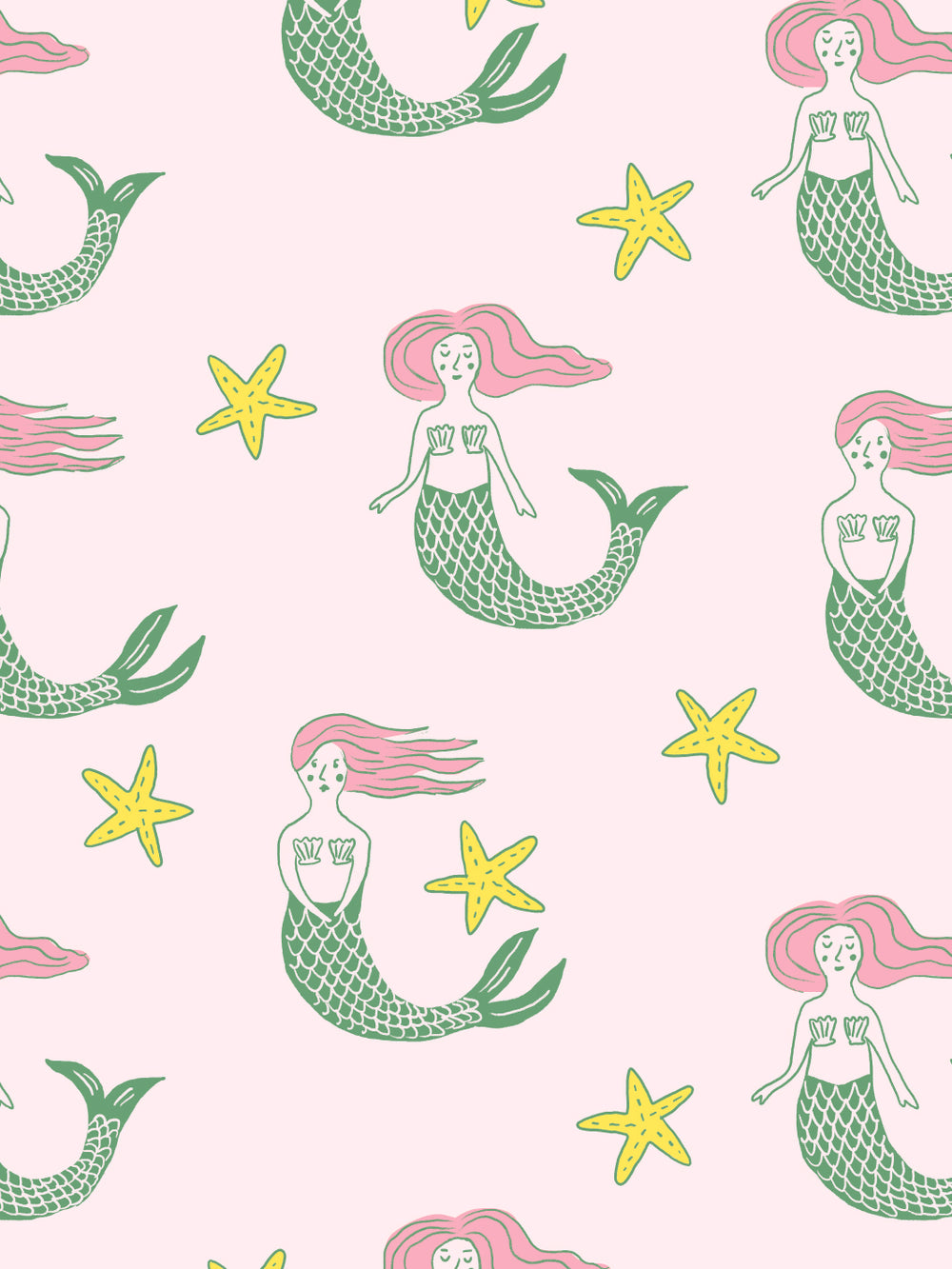 mermaid-wallpaper-by-tea-collection-pale-pink