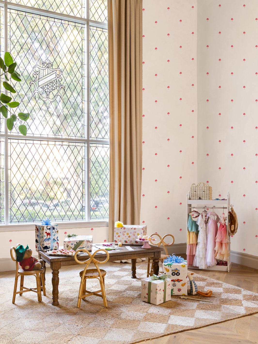 'Toybox' Gift Wrap by Meri Meri - White