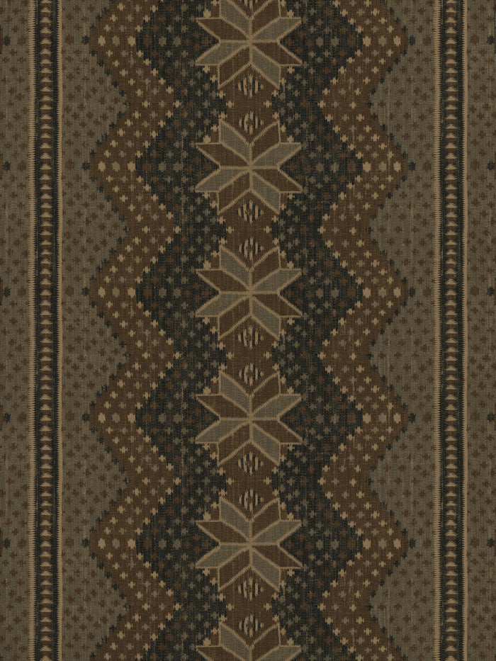 'Northstar Blanket' Kraft Wallpaper by Nathan Turner - Blue Brown
