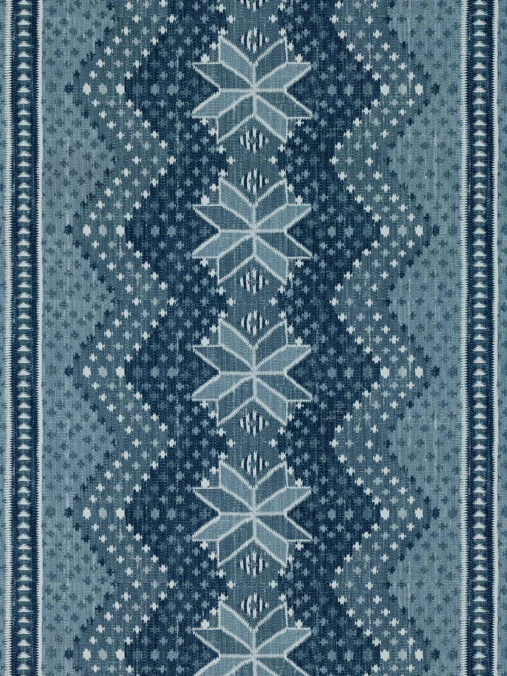 northstar blanket linen fabric by nathan turner blue