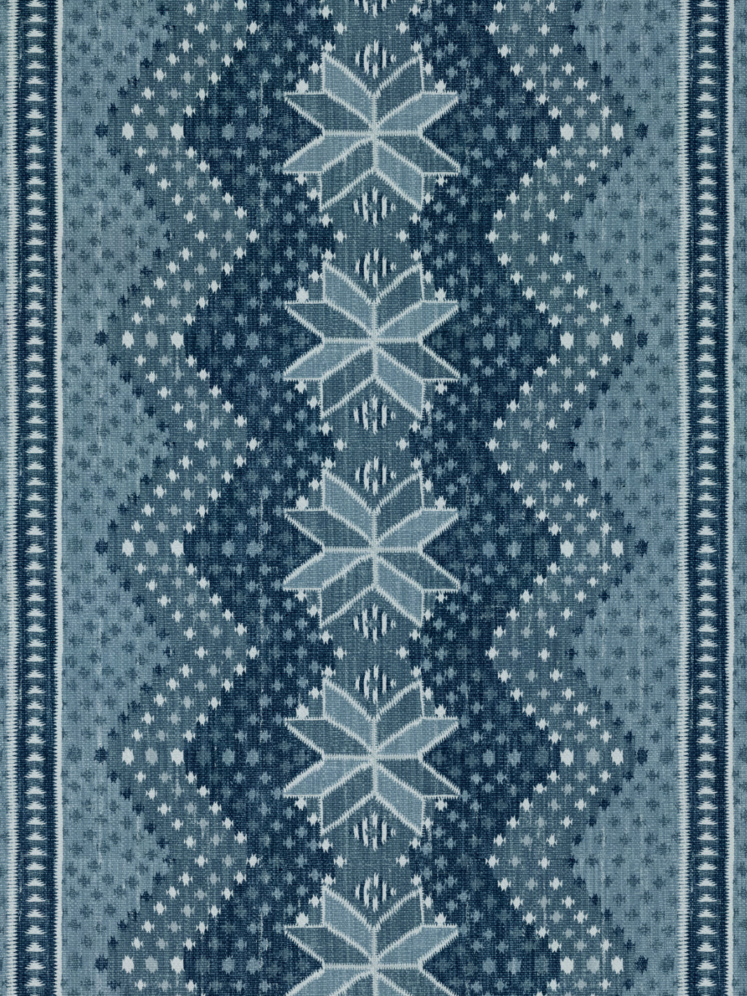 northstar blanket linen fabric by nathan turner blue