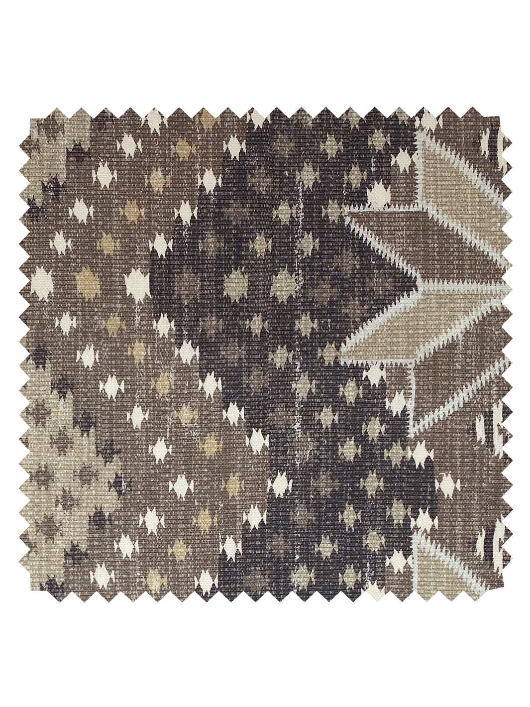 northstar blanket linen fabric by nathan turner brown 1