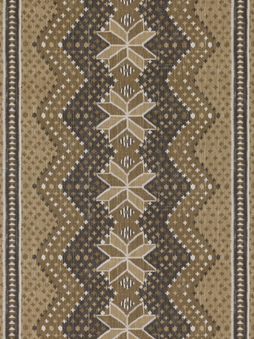 northstar blanket linen fabric by nathan turner gold brown