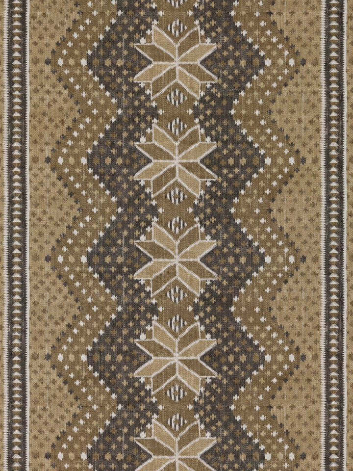 northstar blanket linen fabric by nathan turner gold brown