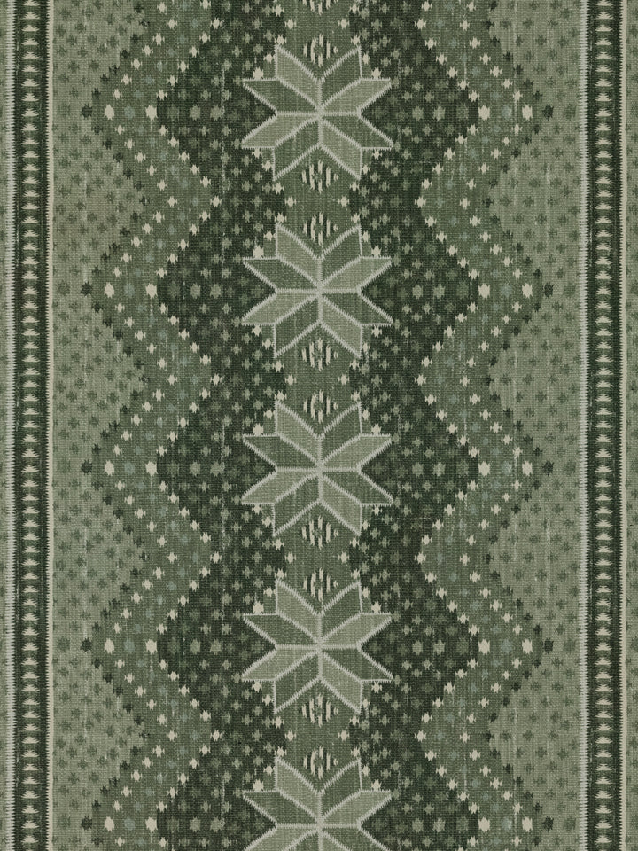 northstar blanket linen fabric by nathan turner green