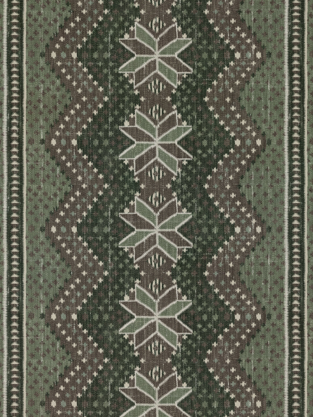 northstar blanket linen fabric by nathan turner moss brown