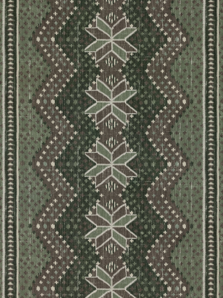 northstar blanket linen fabric by nathan turner moss brown