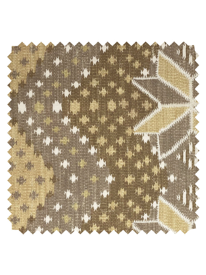 northstar blanket linen fabric by nathan turner mustard
